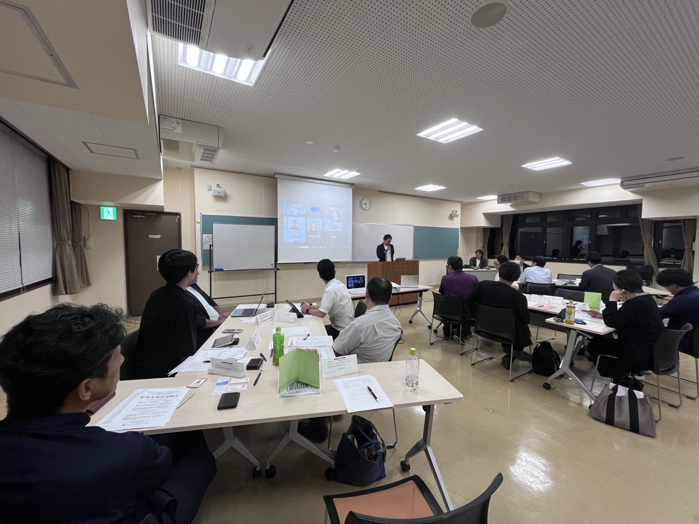 松本支部9月例会。会場とオンラインの両方で